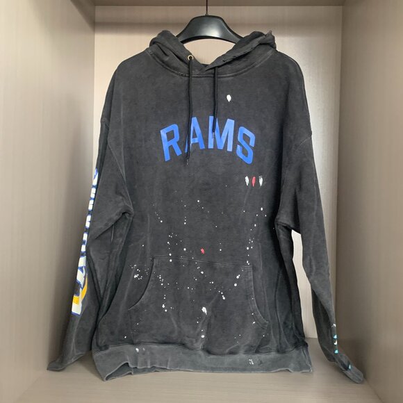 Gallery Dept Other - Gallery Dept LA Rams Vintage Hoodie Washed Hoodie